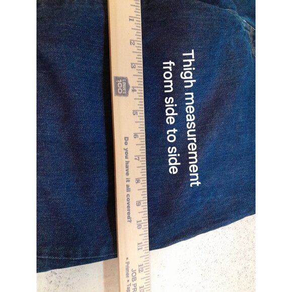 Vintage LL Bean Mens Natural Fit 35X30 Straight Leg Medium Wash Jeans - Picture 13 of 14